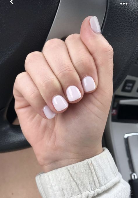 Short Acrylic Nails Natural, Opi Bubble Bath, Olive Complexion, Natural Gel Nails, Short Gel Nails, Short Square Nails, Cute Gel Nails, Short Acrylic Nails, Bubble Bath