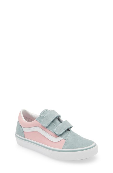 Vans Kids' Old Skool V Sneaker available at #Nordstrom Vans Kids, Walker Shoes, Baby Walker, Classic Sneakers, Vans Old Skool, Old Skool, Anniversary Sale, Vans Old Skool Sneaker, Kids Shoes