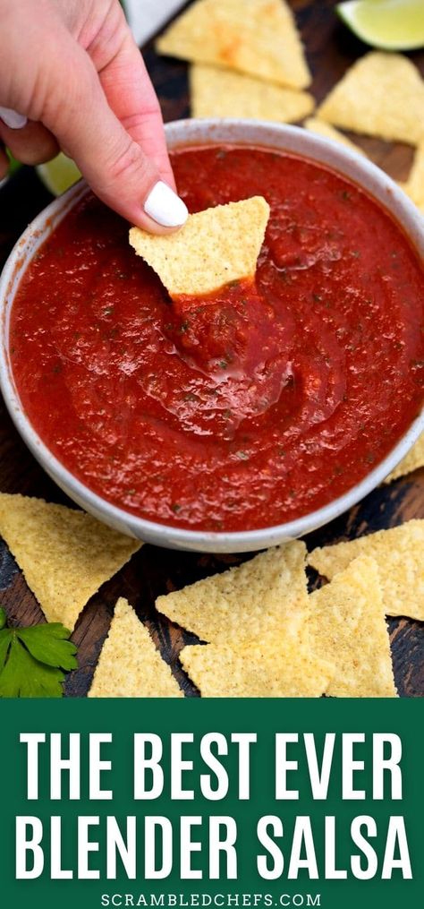 Homemade Blender Salsa, Fresh Mild Salsa Recipe, Raspberry Salsa Recipe, Tomato Salsa Canning, Blender Salsa Recipe, Mild Salsa Recipe, Canned Salsa, Canned Salsa Recipes, Salsa Canning Recipes