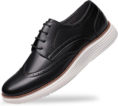 Amazon.com | Cestfini Brown Mens Dress Shoes Casual Dress Sneakers Business Oxford Shoes Comfortable Wingtip Brogue Office Shoes BROWN 10 | Oxfords Mens Dress Sneakers, Mens Casual Dress Shoes, Mens Brown Dress Shoes, Dress Sneakers, Oxford Shoes Men, Office Shoes, Business Shoes, Mens Casual Dress, Shoes Brown