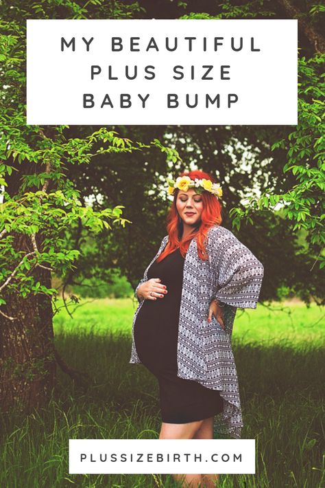 Even if you have a b belly or don’t look as pregnant as you expected you would, ALL plus size baby bumps are beautiful and should be captured! #plussizepregnancy #plussizeandpregnant #plussizematernity #maternityphotos Plus Size Baby Bump, Baby Bump Outfits, Bump Outfits, Belly Photos, Baby Bump Photos, Plus Size Tips, Pregnancy Announcement Photos, Beautiful Pregnancy, Bump Photos