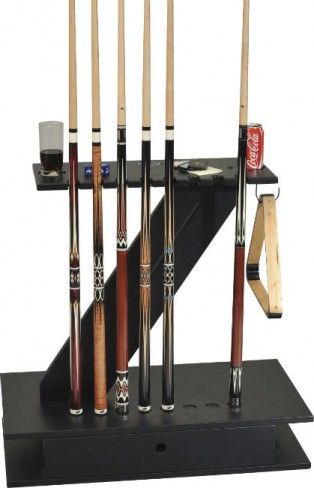 Stunningly Contemporary ‘ Z ‘ Cue Stand in Black – holds 8 cues Pool Hall Ideas, Black Pool Table, Diy Pool Table, Billiards Room Decor, Pool Rack, Modern Pool Table, Snooker Room, Pool Cue Rack, Pool Table Room