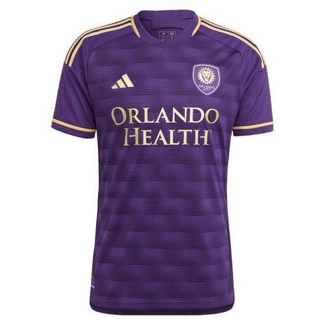 Orlando City Soccer, Orlando Health, Orlando City Sc, Andrea Pirlo, Real Salt Lake, Dc United, Sports Jersey Design, Adidas Jersey, Seattle Sounders Fc