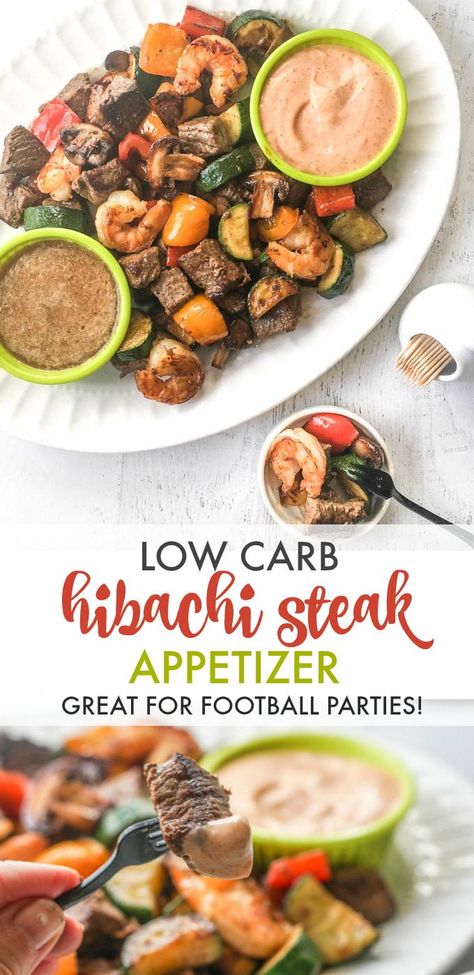 #LowCarbMealsForTwo Low Carb Hibachi Recipes, Healthy Football Party Food Low Carb, Blackstone Low Carb, Keto Hibachi Recipes, Low Carb Football Party Food, Hibachi Sauces, Low Carb Hibachi, Keto Football Party Food, Low Carb Blackstone Recipes