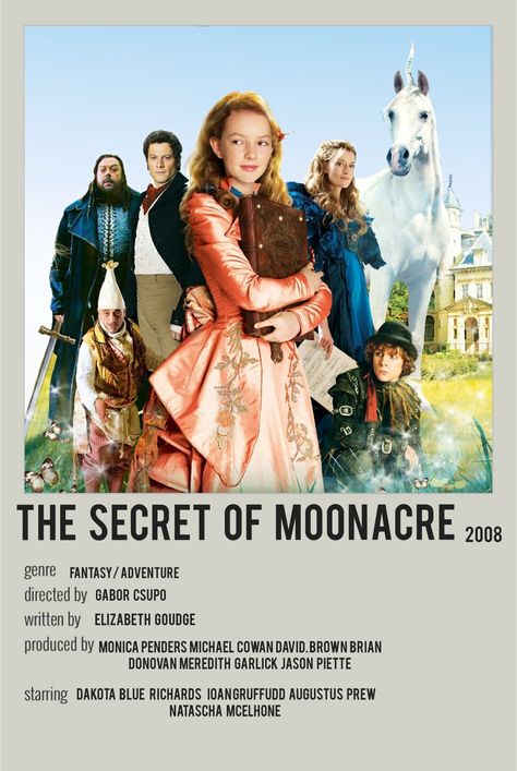 minimalist polaroid movie posters The Secret Of Moonacre Poster, Secret Of Moonacre, Comforting Art, Magical Movies, The Secret Of Moonacre, English Drama, Cinema Quotes, Movies To Watch Teenagers, Night Film