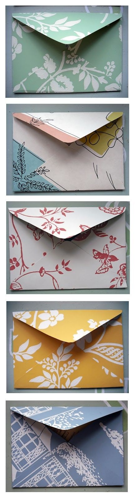 Make Envelopes, Homemade Envelopes, Folding Origami, How To Make An Envelope, Astuces Diy, Diy Envelope, Handmade Envelopes, E Card, Diy Homemade