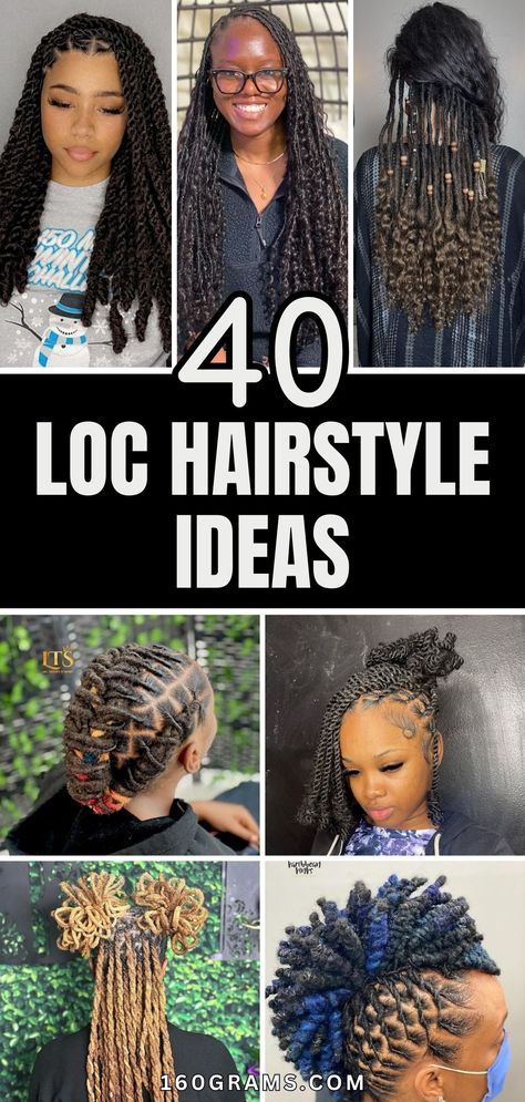 Save this pin for a curated collection of trendy loc styles that are perfect for any event or occasion. Explore different looks and find inspiration for your next hairstyle makeover. #LocStyles #Fashion #HairInspo Medium Length Loc Styles, Micro Locs, Bald Spot, Hair Makeover, Locs Hairstyles, Loc Styles, Hairstyle Ideas, Locs, Cute Hairstyles