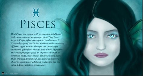 PICSES ♓️ Pisces Eyes, About Pisces, Pisces Women, Pisces Personality, All About Pisces, Eye Facts, Pisces Fish, Women Facts, Sun Signs