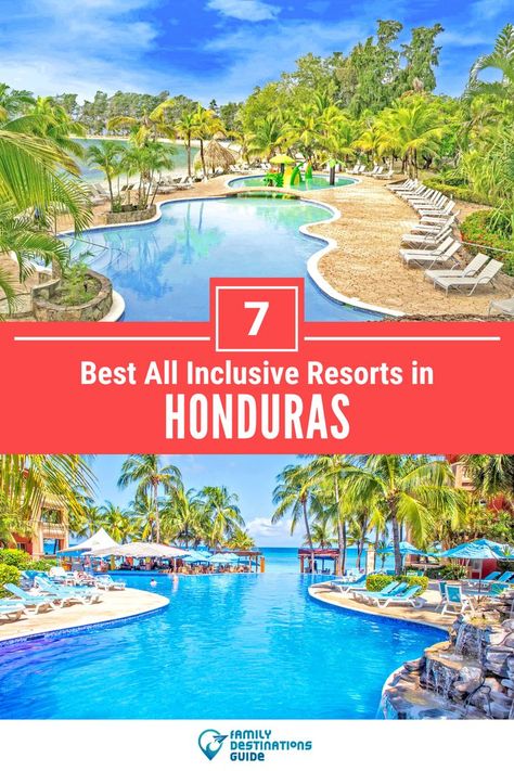 7 Best All Inclusive Resorts in Honduras Honduras Vacation, Break Ideas, Roatan Honduras, Best All Inclusive Resorts, Budget Friendly Travel, All Inclusive Vacations, Family Destinations, Roatan, Family Resorts