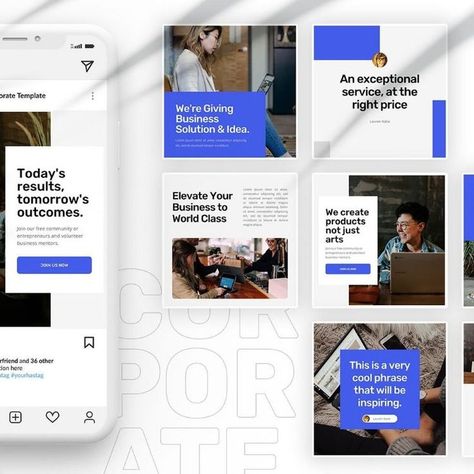Social Media Posts to Grow your Business| Instagram Post Templates| Canva Templates| Canva post Corporate Social Media Template, Corporate Graphic Design Social Media, Elegant Social Media Post Design, Corporate Typography Design, Corporate Linkedin Post Design, Elegant Social Media Post, Social Media Design Corporate, Corporate Social Media Post Design, Social Post Template