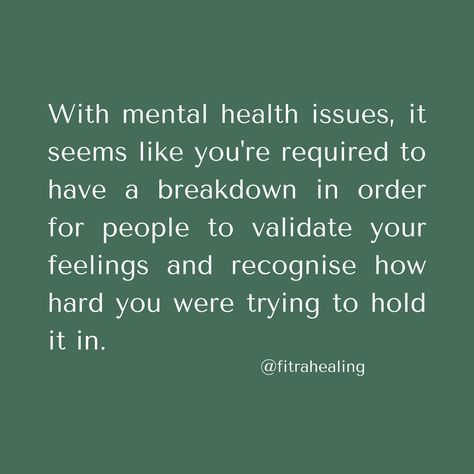 Invalidated Feelings, Chronic Illness Humor, Illness Humor, Mental Health Month, Mental Health Awareness Month, Mental Health Care, Mental And Emotional Health, Mental Health Matters, Health Quotes