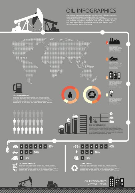 Oil Infographic, Free Infographic Templates, Data Vizualisation, Info Poster, Infographic Layout, Infographic Inspiration, Business Infographics, Information Visualization, Info Design