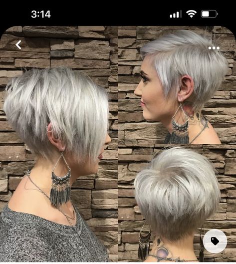 Asymmetrical Pixie Haircut, Asymmetrical Haircut, Pixie Bob Haircut, Asymmetrical Hairstyles, Pixie Hair, Latest Short Hairstyles, Ombré Hair, Long Pixie, Trendy Hair Color