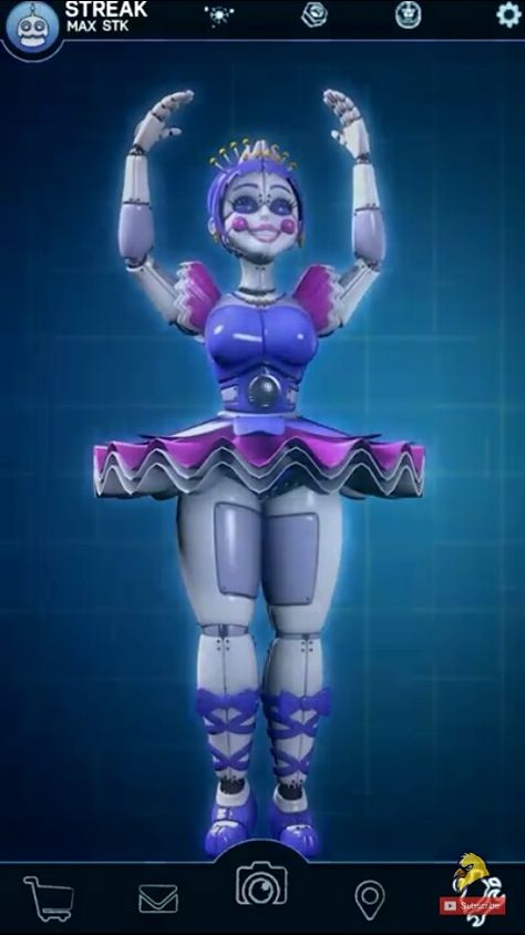 Ballora Redesign, Stylized Ballora, Fnaf Sl Ballora, Fnaf Animatronic Oc, Glamrock Ballora, Animatronic Oc, Fnaf Cake, Fnaf Story, Mike Afton