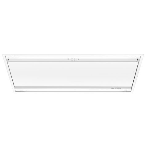 Smeg KLT90LWHS 90cm Ceiling Extractor – WHITE No Extractor Fan Kitchen, Built In Extractor Fan Kitchen, Modern Extractor Fans, Boxed In Extractor Fan, Ceiling Extractor Fan Island, Ceiling Extractor Fan, Ceiling Hood, Extractor Fans, White Appliances