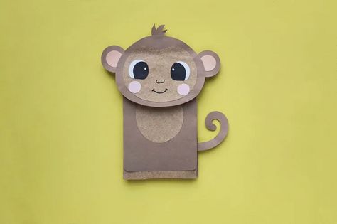 Making your own Paper Bag Monkey Puppet is the perfect craft for any one who loves the zoo! This craft is so easy to make, and your kids will love spending hours of family time together crafting and adventuring with one another!Colored PaperBrown Paper BagSharpieCraft GluePencilScissorsTry out some extra fun details such as googly eyes or colored felt sheets on the tail and belly to make your Paper Bag Monkey Puppet extra soft!If you need more things to do with your zoo loving littles try out so Paper Bag Monkey, Monkey Puppet, Sharpie Crafts, Puppet Crafts, Puppet Making, Animal Crafts For Kids, Felt Sheets, Brown Paper Bag, Family Crafts