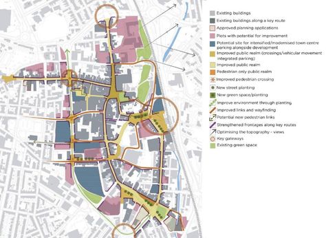 Opportunities And Constraints Diagram, Central Intelligence, Urban Design Graphics, Urban Design Architecture, Housing Crisis, Cities Skylines, Urban Design Plan, City Planning, Site Analysis