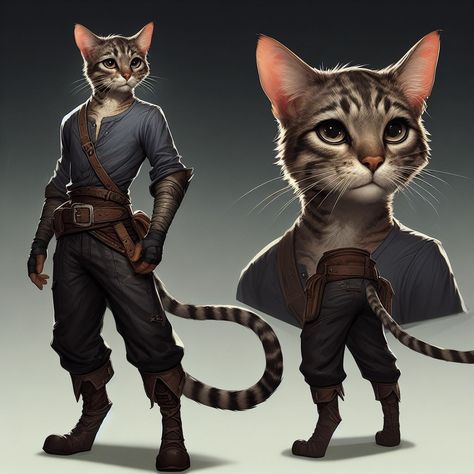 Dnd Tabaxi Pirate, Cat Dnd Character, Tabaxi Pirate, Tabaxi Ranger, Tabaxi Art, Tabaxi Rogue, Dragons Artwork, Dnd Ideas, Dnd Stuff