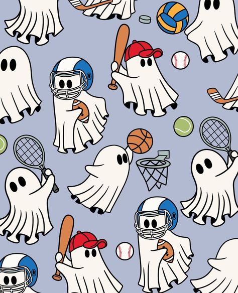 ghost guys sporty phone background basketball and football and tennis and volleyball design / phone wallpaper image and notebook link | perfect fall and Halloween notebook for school, home, or work | 7.5in X 9.25in | collage ruled left field lined notebook | 100 pages notebook | BUY at attached link! Cute Tennis Wallpapers, Design Phone Wallpaper, Background Basketball, Studying Notes, Tennis Wallpaper, Halloween Notebook, Volleyball Design, Sports Halloween, Volleyball Wallpaper