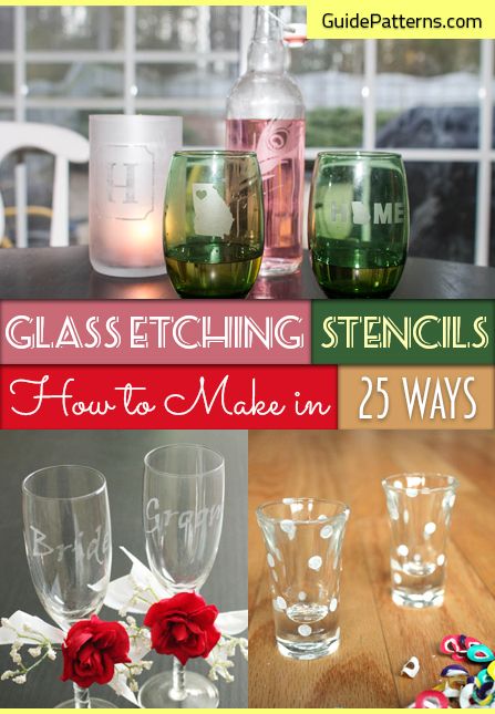 Glass Etching Stencils: How to Make in 25 Ways | Guide Patterns Glass Etching Patterns Free Printable, Wine Glass Gifts Ideas, Diy Stencil Patterns, Etching Patterns, Etching Diy, Glass Etching Patterns, Shopkins Colouring Pages, Glass Etching Stencils, Glass Engraving