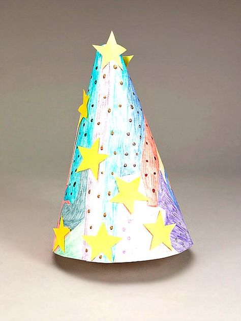 St Lucia Crafts for Catholic Kids Advent Crafts For Kids, Catholic Advent, Santa Lucia Day, St Lucia Day, Sweden Christmas, Advent Crafts, Crayola Art, Star Hat, Creative Prompts