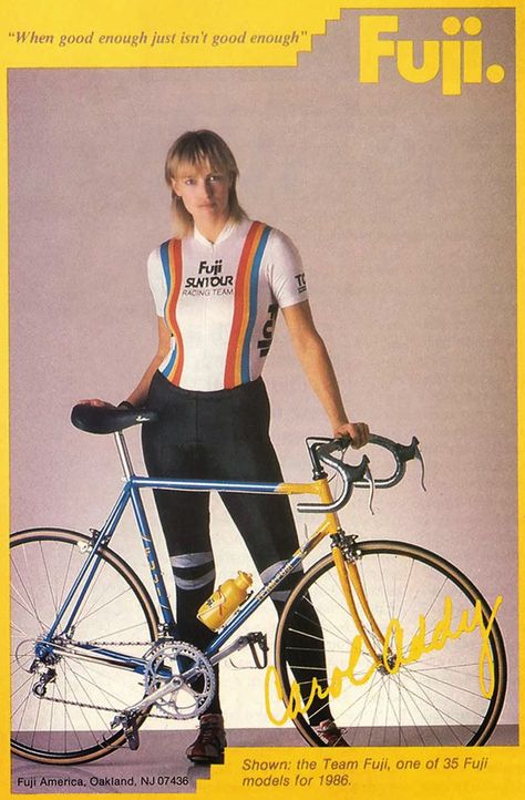 Fuji Bikes, Vintage Athletic Wear, Battery Powered Car, Bicycle Safety, Sports Attire, Cycling Posters, Vintage Cycles, Bike Tire, Vintage Bicycles