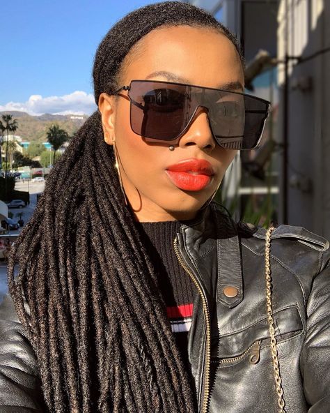 Keisha Charmaine Felix 🌻 on Instagram: “Being a tourist in LA just over a week ago. Now I’m home working on Vol.2 of my book, More Than A Hair a Journey available on Amazon. How…” Keisha Charmaine Locs, Home Working, Hair A, Vol 2, Square Sunglasses Women, Locs, Square Sunglasses, Sunglasses Women, Square Sunglass