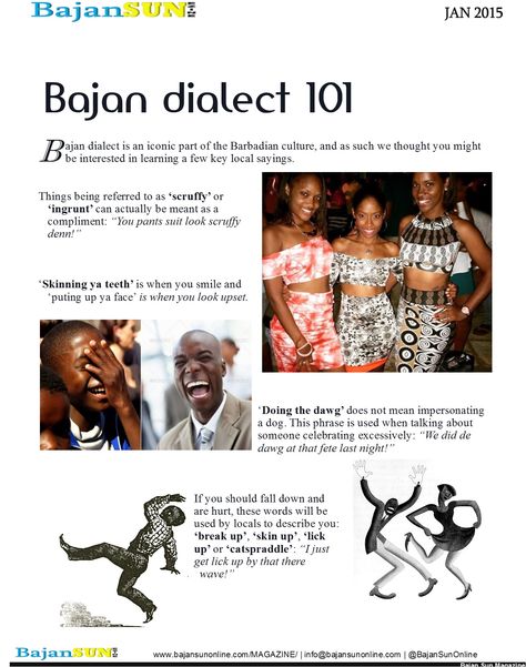 Bajan Dialect... Bajan Culture, Barbados History, Barbados Travel, British Guiana, Island In The Sun, Brain Gym, Caribbean Culture, Caribbean Food, Bridgetown