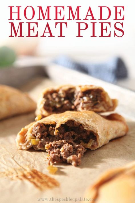 Natchitoches Meat Pies are traditional savory Louisiana hand pies. Learn how to make this handheld meat pie recipe with a flavorful beef filling and a flaky pastry. They’re perfect for sharing! #easyentertaining #speckledpalate #ad Homemade Meat Pies, Meat Hand Pie Recipe, Natchitoches Meat Pies, Swedish Meat, Hand Pies Savory, Meat Pie Recipe, Beef Pies, Hand Pie Recipes, Junction City