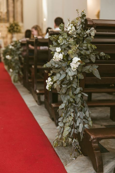 Eucalyptus Aisle Arrangements Aisle Arrangements Wedding, Eucalyptus Aisle, Aisle Arrangements, Outdoor Dance Floors, Suits Ideas, Romantic Ceremony, Groom Suits, Penn State University