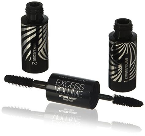 Max Factor Excess Volume Mascara 1x 20 ml Black *** Be sure to check out this awesome product. Max Factor Makeup, Mascara Brands, Eyeshadow For Brown Eyes, Thick Lashes, Eyes Lips Face, Eye Mascara, Max Factor, Volume Mascara, Eyes Lips