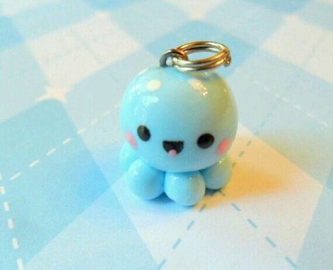 Fimo Ring, Fimo Kawaii, Crea Fimo, Polymer Clay Kawaii, Clay Keychain, Cute Polymer Clay, Polymer Clay Miniatures, Clay Animals, Cute Clay