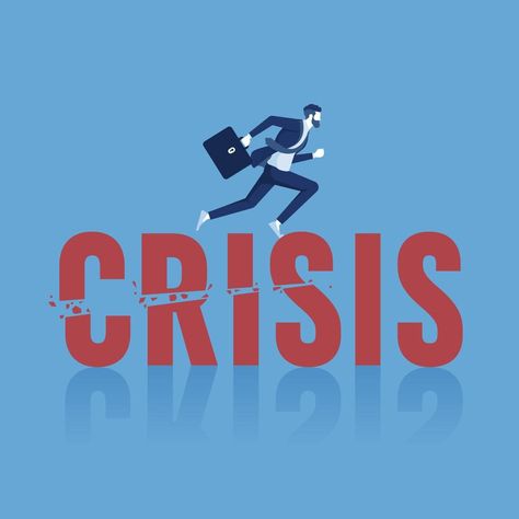 businessman running away from broken word crisis, concept of crisis management and challenge in business Crisis Management, Creative Graphic Design, Change Management, Business Man, Clip Art, Running, Collage, Quick Saves