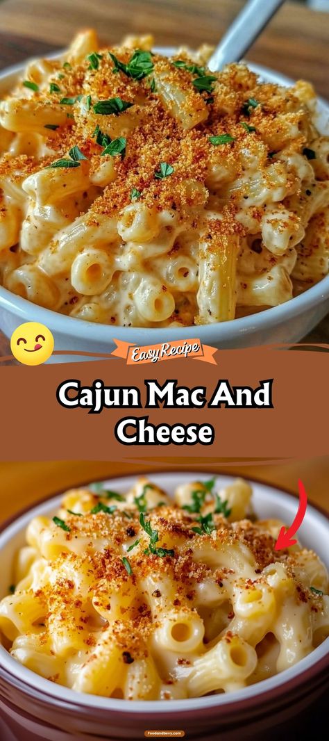 Turn up the heat on a beloved classic with Cajun Mac and Cheese. This recipe infuses the creamy, cheesy comfort of traditional macaroni and cheese with a vibrant blend of Cajun spices, adding a burst of flavor that elevates this dish from familiar to fantastic. It's the perfect side or main dish for those craving a little extra zest in their meal. #CajunMacAndCheese #SpicyCheese #ComfortFood Sausage Mac And Cheese Recipe, Cajun Mac And Cheese Recipe, Cajun Mac And Cheese, Good Macaroni And Cheese Recipe, Andouille Sausage Recipes, Spicy Mac And Cheese, Classic Mac And Cheese, Best Macaroni And Cheese, Spicy Cheese