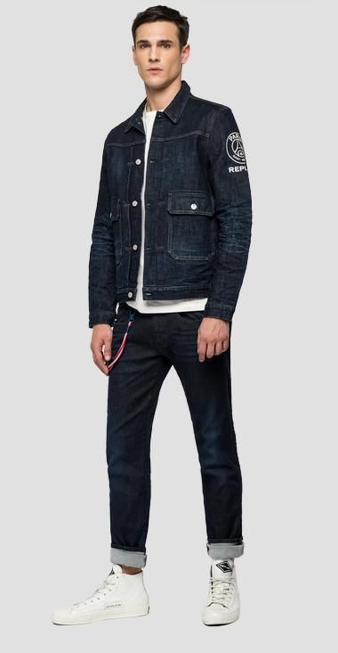 Replay PSG raw denim jacket Raw Denim Jacket, Replay Jeans, Urban Looks, Raw Denim, Accessories For Men, Jackets Online, Work Fashion, Mens Denim, Exclusive Collection