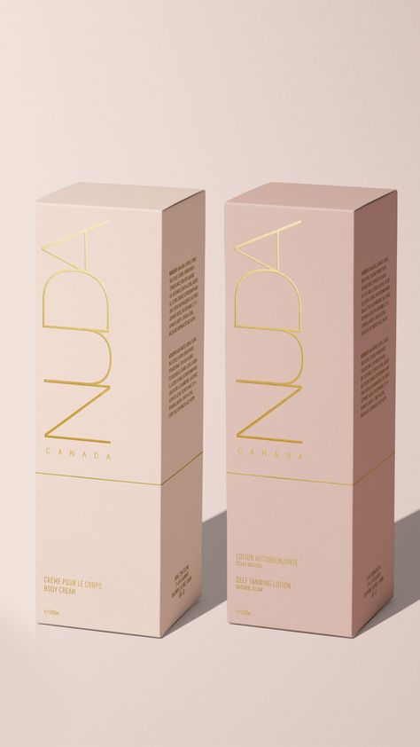 Pink Gold Packaging, Makeup Packaging Design Inspiration, Elegant Skincare Packaging, Cosmetic Product Packaging, Beauty Packaging Design Luxury, Skincare Product Packaging Design, Modern Skincare Packaging, Skin Care Packaging Design Luxury, Skincare Package Design