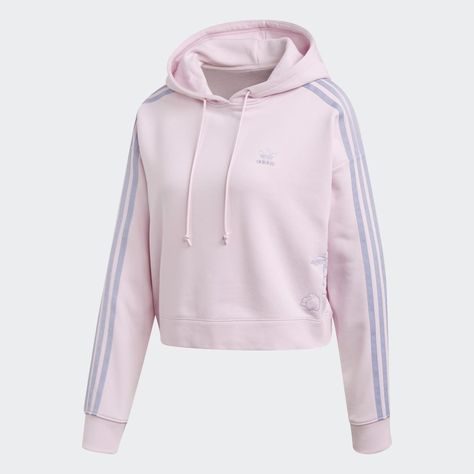 Luxury Sweatshirt, Sports Wear Fashion, Crop Top Hoodie, Striped Sweatshirts, Striped Hoodie, Pink Adidas, North Face Women, Favorite Sweater, Causual Outfits