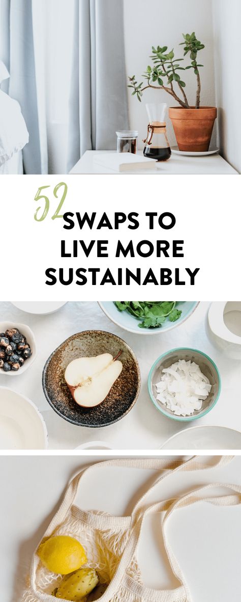 52 Swaps to Live More Sustainably - The Healthy Maven Sustainable Living Aesthetic, Sustainable Swaps, Branch Basics, Cleaning Your Colon, Detox Your Home, Environmentally Friendly Living, Toxic Waste, Eco Lifestyle, Health Trends