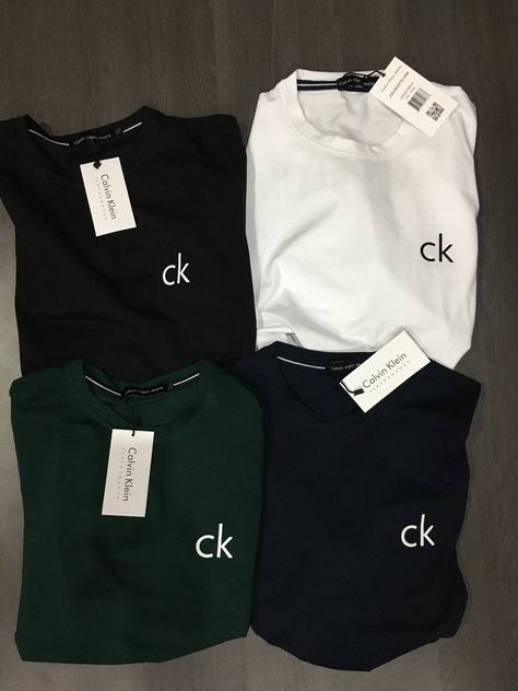 *CK full sleves tshirts* Heavy printing 4 colour M to xxl 1:1:1:1 16 Ready to dispatch Ck Tshirt, Calvin Klein Outfits, Cyberpunk Female, Ck Calvin Klein, Tshirt Design Men, Men Stylish Dress, T Shorts, Cool Outfits For Men, Men Shirt Style