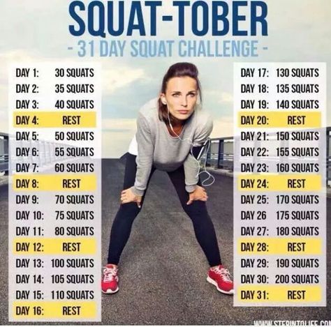 Squatober Squat Exercises, 30 Day Squat Challenge, Squat Challenge, 30 Day Challenge, I Work Out, Health Motivation, Life Blogs, Bodyweight Workout, Get In Shape