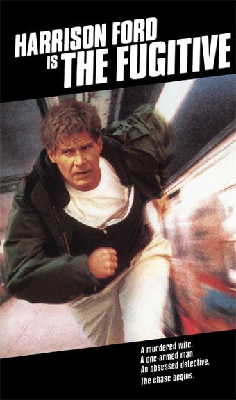 The Fugitive (1993) - Harrison Ford, Tommy Lee Jones, Sela Ward, Julianne Moore #MovieTheFugitive1993 The Fugitive, Tommy Lee Jones, Ingmar Bergman, I Love Cinema, See Movie, Tv Series Online, Tommy Lee, Cinema Posters, We Are The World