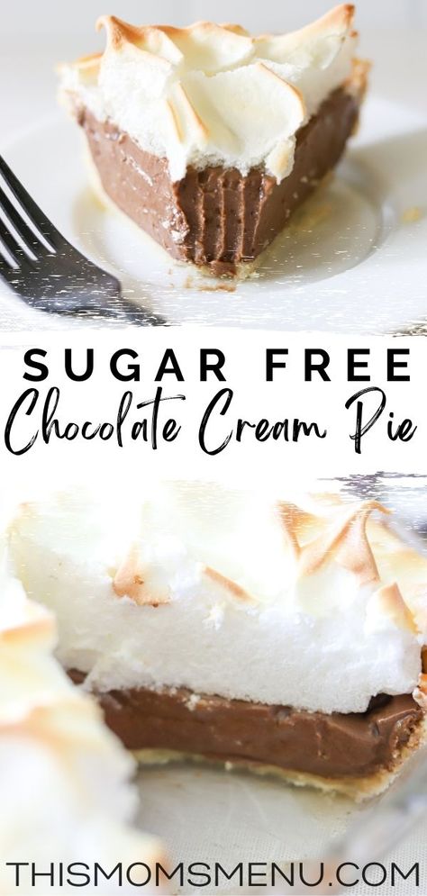 Sugar Free Chocolate Pie, Thm Cake, Raised Bed Garden Ideas, Bed Garden Ideas, Keto Pies, Sugar Free Pie, Sugar Free Desserts Easy, No Sugar Desserts, Chocolate Cream Pie Recipe