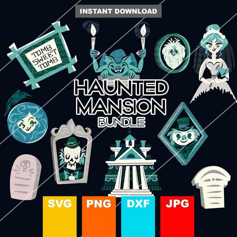 10 Haunted Mansion Bundle, Halloween Svg, Haunted Mansion Svg, Check more at https://bestdesignbundle.com/product/10-haunted-mansion-bundle-halloween-svg-haunted-mansion-svg/ Haunted Mansion Svg, Mermaid Svg, Spooky Tattoos, Studio Design, Haunted Mansion, Bird Drawings, Printed Invitations, Digital Illustrations, Halloween Svg