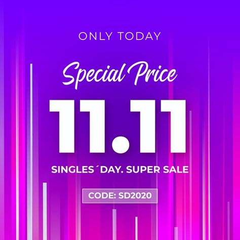 11.11 Sale Ads, Singles Day Sale, Singles Day 11.11 Design, Double Dates, Promotional Banners, Golden Design, Promotional Design, Sale Banner, Social Media Design Graphics