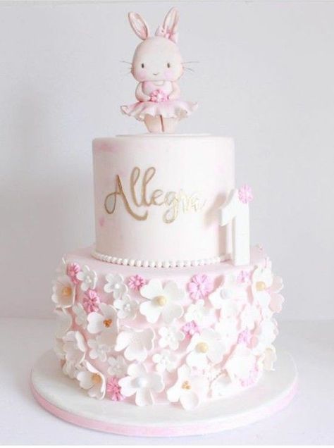 Birthday Cake With Bunny, Some Bunny Is Turning Two Birthday, First Birthday Cake Bunny, Bunny Birthday Cakes Girl, 1kg Cake Design Birthday, Some Bunny Is Turning One Cake, Bunny Cakes Birthday Kids, Bunny Baby Shower Cake, Gateau Harry Potter