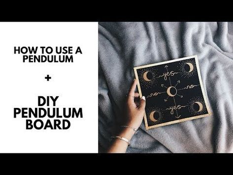 Diy Pendulum Board, Pendulum Diy, Diy Pendulum, Divining Rods, Witchy Inspiration, Witchy Diy, Pagan Life, Peroxide Teeth Whitening, Rider Waite Tarot Cards