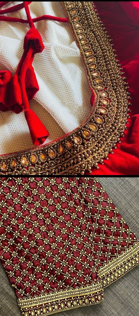 Golden Blouse Aari Work, Simple Aari Work Blouse Design, Simple Aari Work Blouse, Blouse Design Aari Work, Simple Aari Work, Aari Work Blouse Design, Blouse Maggam Work, Blouse Simple, Maggam Work Blouse