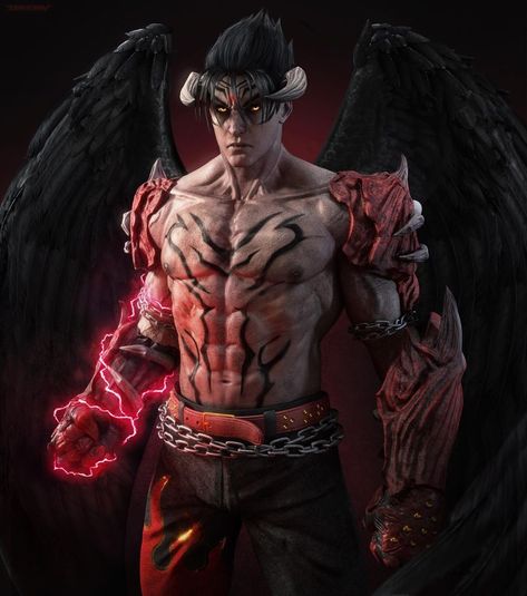 Sasawat Intakul en Instagram: “Devil Jin😈. Had a lot of fun making this character. Really bring back old memories of Tekken 5.” Tekken 7 Jin, Jin Tekken, Tekken Jin, Tekken Characters, Tekken Jin Kazama, Devil Jin, Predator Alien Art, Joker Iphone Wallpaper, Jin Kazama