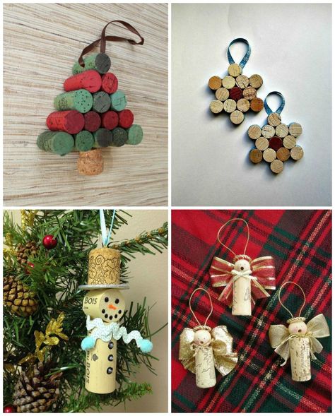 02-decoracion-navidad-arbol                                                                                                                                                                                 Más Cork Ideas, Cork Crafts Diy, Cork Art, Wine Cork Crafts, Wine Corks, Cork Crafts, Craft Show Ideas, Christmas Decorations Rustic, Christmas Crafts For Kids