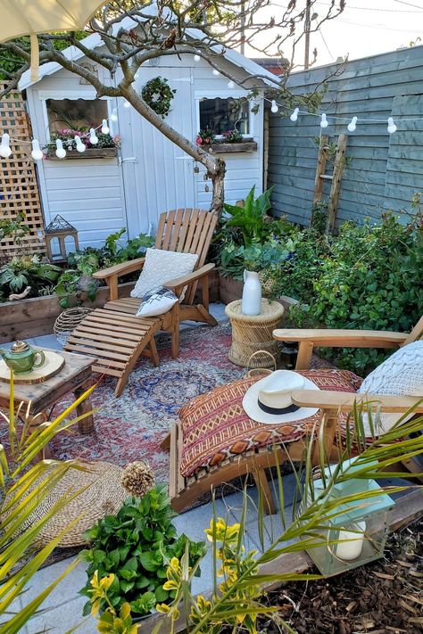 Backyard Inspiration, Backyard Inspo, Dream Backyard, Backyard Projects, Small Patio, Backyard Patio Designs, Garden Cottage, Back Garden, Backyard Oasis